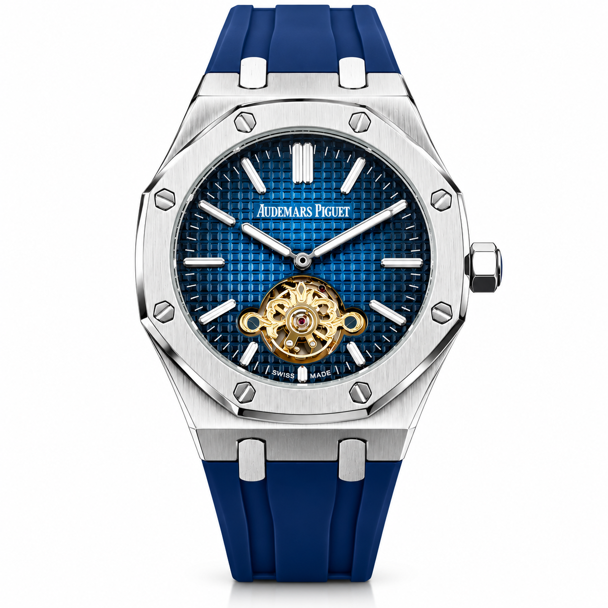 Audemars Piguet Royal Oak style blue dial first copy watch