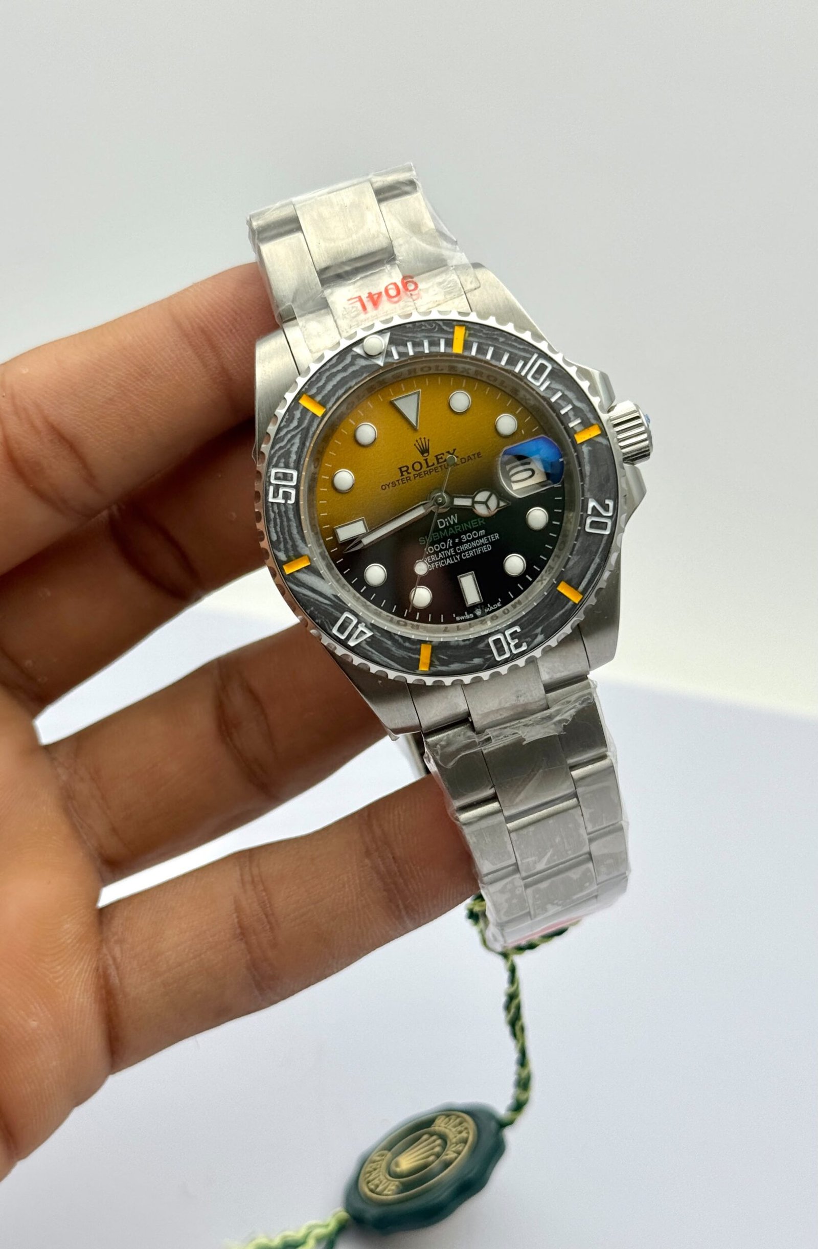 Rolex Submariner Style Gold Black Dial - Image 2